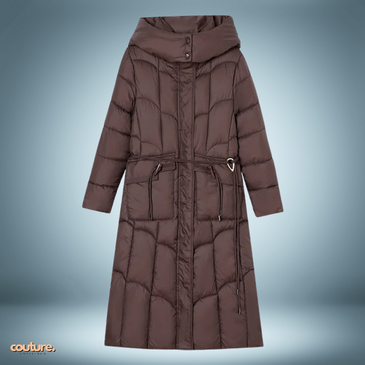 Couture Design - Old fashion parka in wit