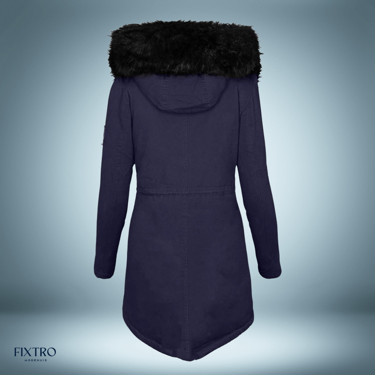 Couture Design - Exclusieve parka met bontkraag