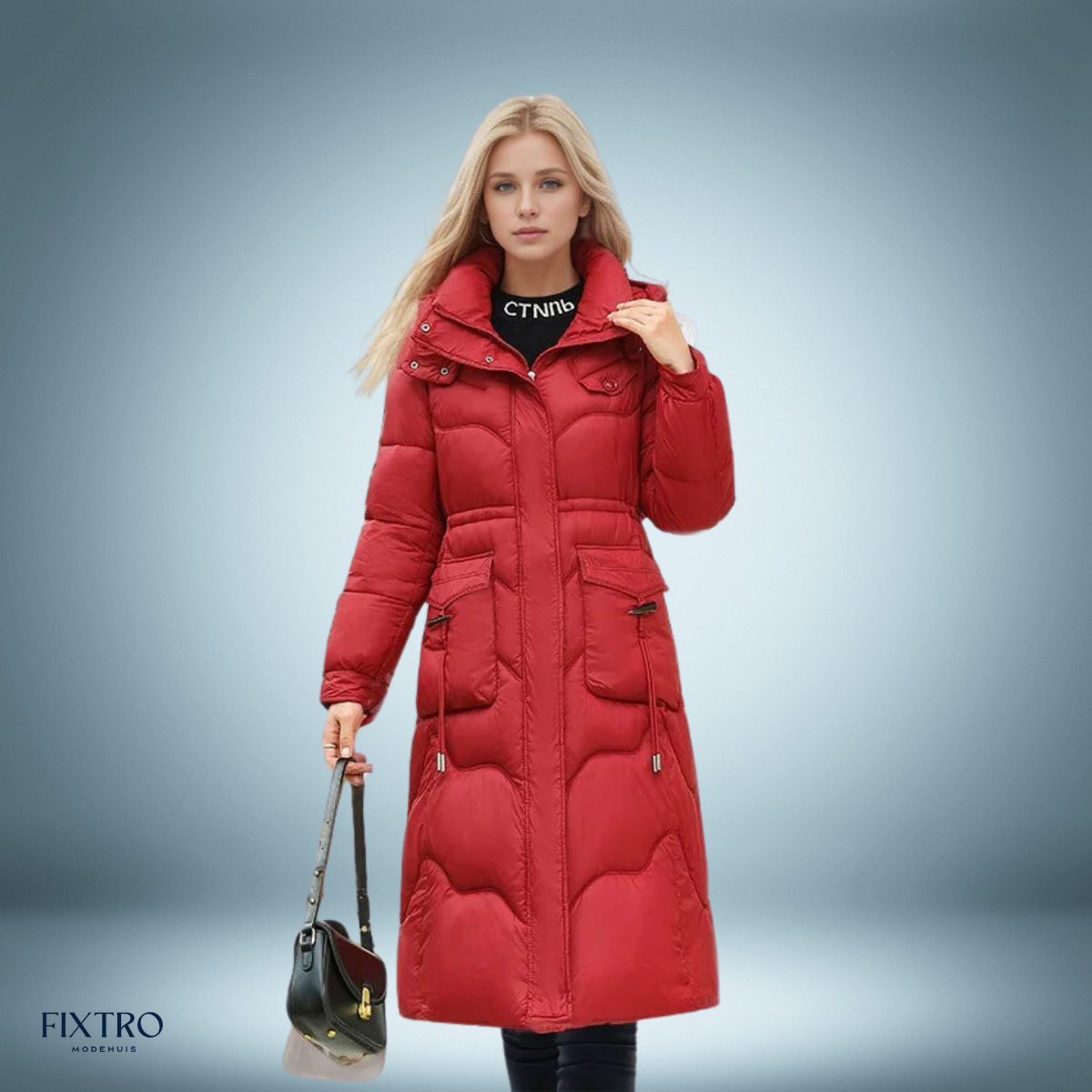 Couture Design - Elegante parka in bruin