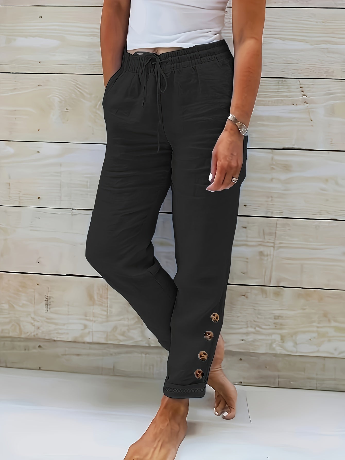 Amelia | Casual Rechte Pijp Broek