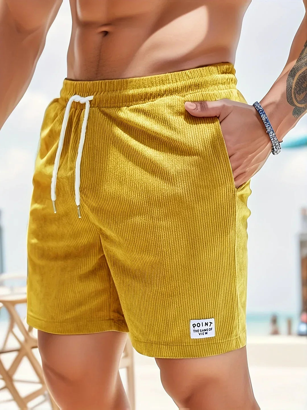 ALESSIO™ - CORD SHORTS VOOR HEREN