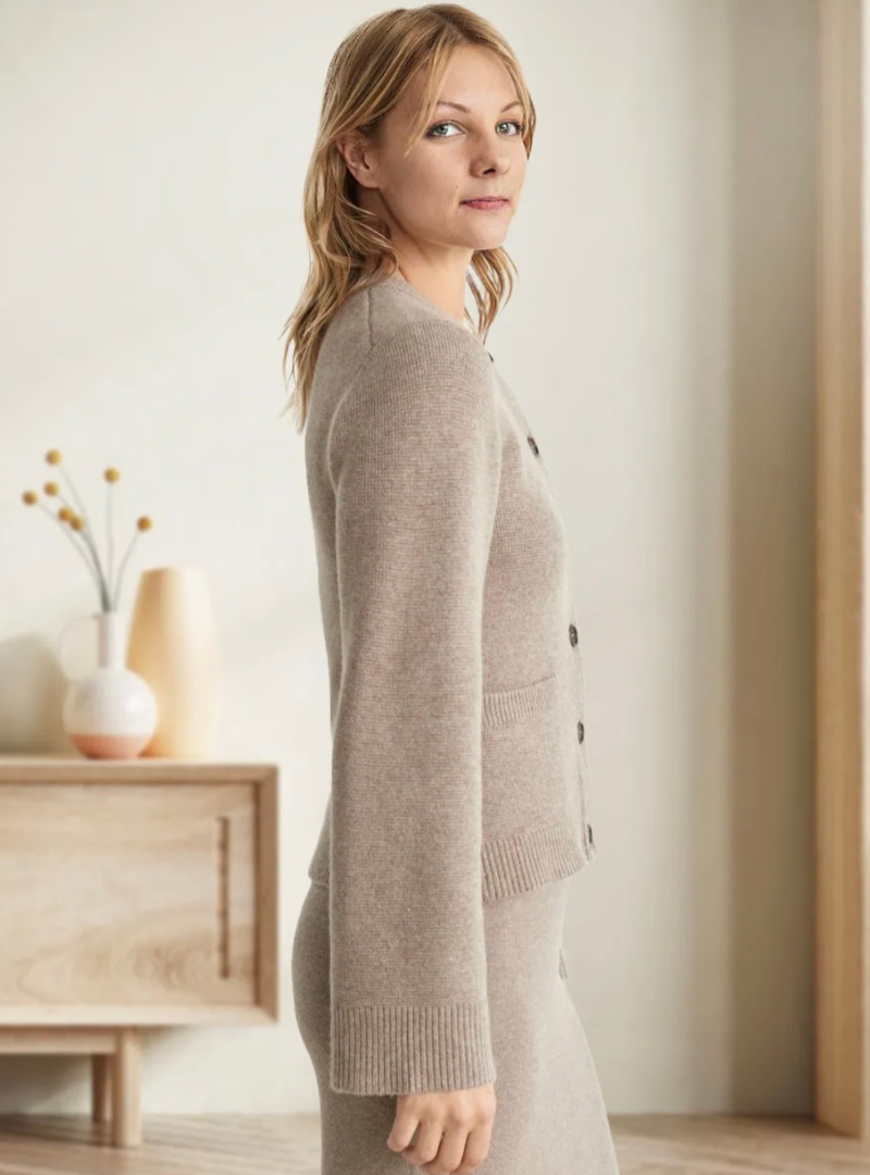 LEIA | CARDIGAN VEST MET KNOPEN