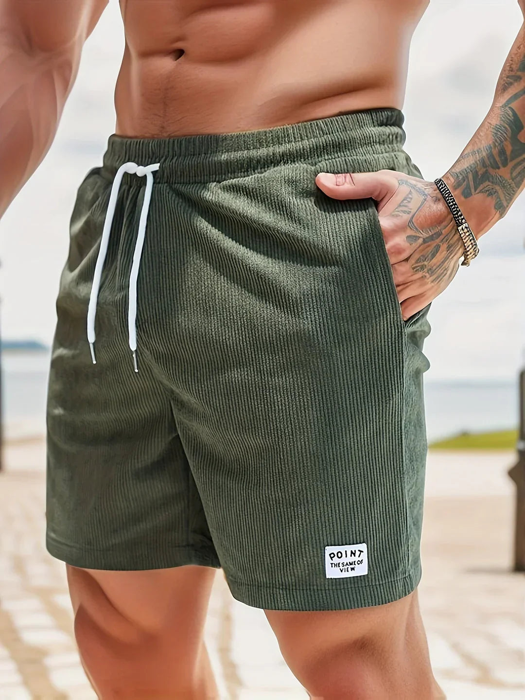 ALESSIO™ - CORD SHORTS VOOR HEREN