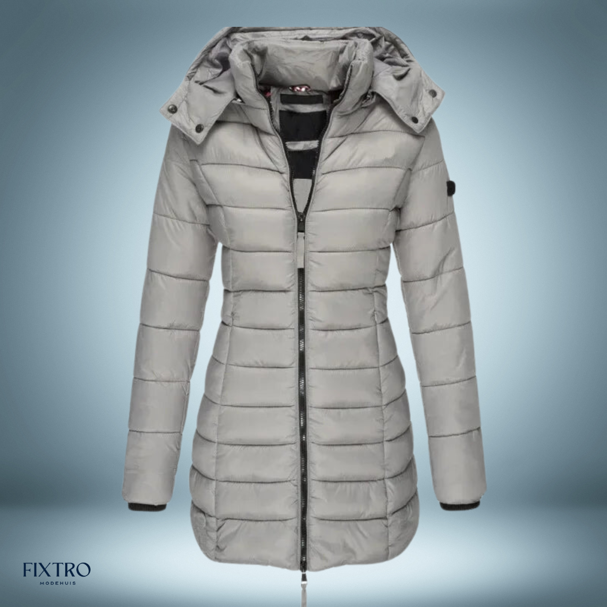 Couture Design - Gewatteerde parka met capuchon