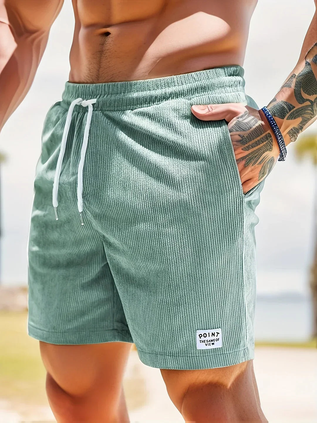 ALESSIO™ - CORD SHORTS VOOR HEREN