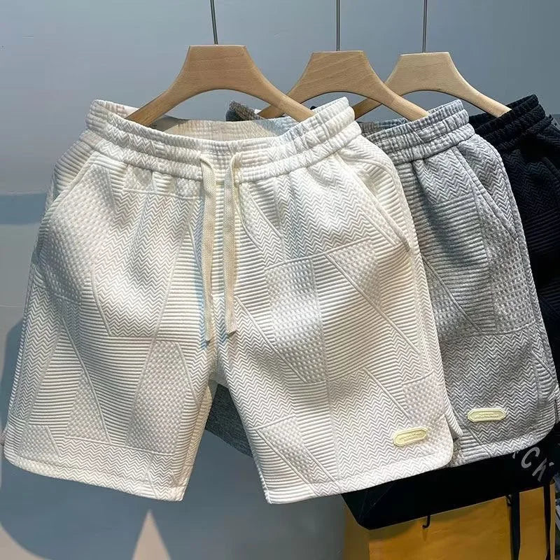 Carl | Heren Herringbone Shorts