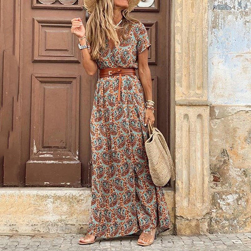 Liz™ Boho Maxi Jurk