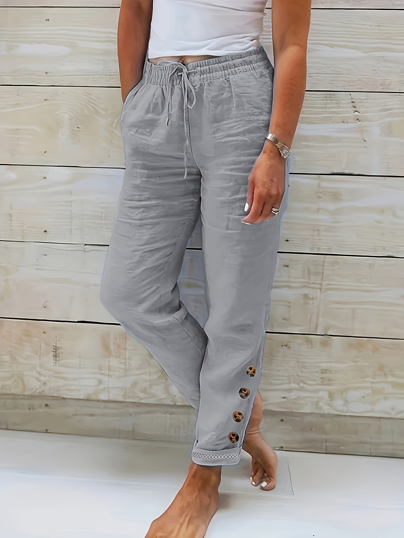 Amelia | Casual Rechte Pijp Broek