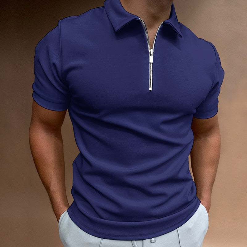 Emilio Zip-Up Polo