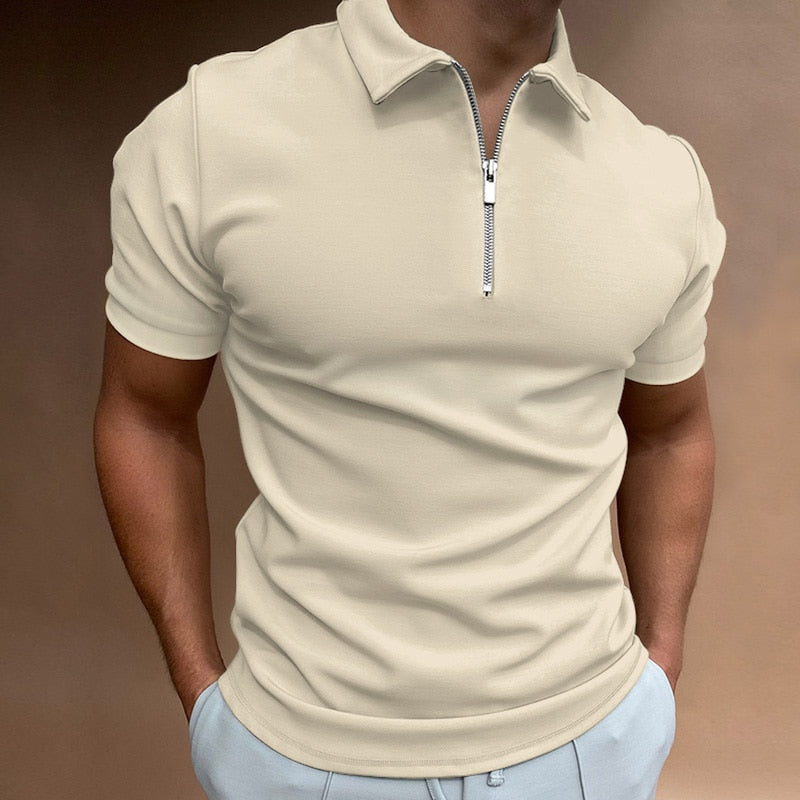 Emilio Zip-Up Polo