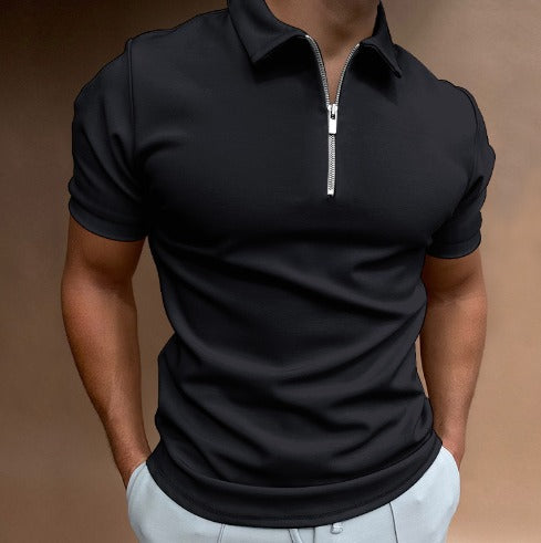 Emilio Zip-Up Polo